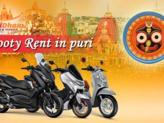 Book Scooty on Rent in Puri with Puridham