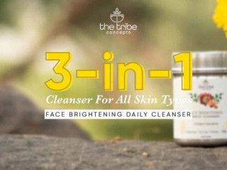 The 3-in-1 Cleanser For All Skin Types - Face Brightening Daily Cleanser - Dowleswaram