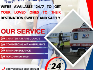 Facilities Of Ansh Air Ambulance Service in Guwahati Are High