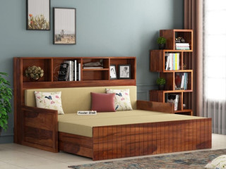 Sofa Cum Bed Price Reduced - Diwali Sale | Wooden Street