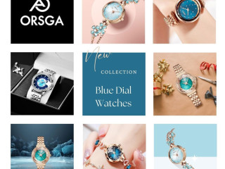 Luxury and Fashionable Blue Dial Watches For Women