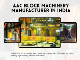 AAC Block Machinery Manufacturer in India | 7675989961 | Buildmate