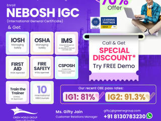 Festive Offer on Nebosh IGC in Delhi