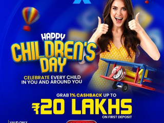 Celebrate Children's Day with WinExchange - Grab ₹20 Lakhs Cashback!