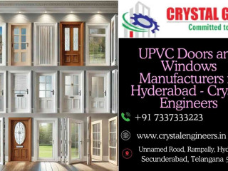 UPVC Doors Manufacturers in Hyderabad – CRYSTAL ENGINEERS