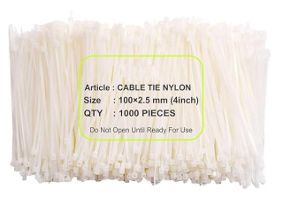 Cable Ties 12-Inch They are usually made from durable materials like nylon