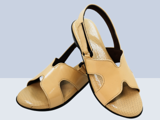 Timeless Comfort: Step in Style with DDF LF006 Tan Diabetic Footwear