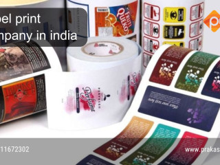 Top Label Printing Companies in India: Quality You Can Trust