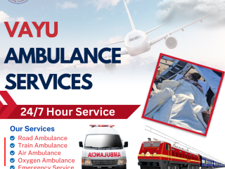 Vayu Air Ambulance Services in Patna - A Commercial Stretcher is Helpful Onboard