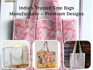 India’s Trusted Tote Bags Manufacturer – Premium Designs