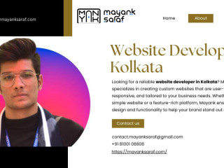 Best Website Developer in Kolkata – Mayank Saraf