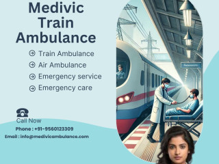 Medivic Train Ambulance in Chennai is Expert Service for Critical Medical Cases