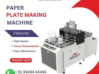 Fully Automatic Paper Plate Making Machine