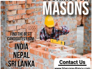 Mason Recruitment Agency From India