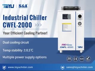 Air-cooled Water Chiller for 2000W Fiber Laser Cutter Welder