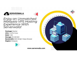 Enjoy an Unmatched Malaysia VPS Hosting Experience With Serverwala!