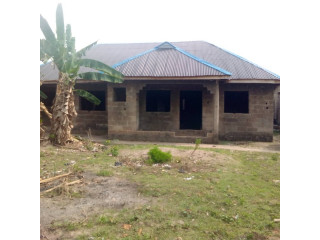 2 Uncompleted Building Flats with Additional Land For Sale at Mowe