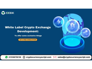 White Label Crypto Exchange Development: To offer some exclusive things