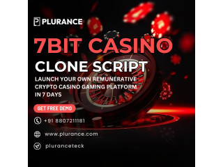 Get Free Web and Mobile App Live Demo of 7Bit Casino Clone Script