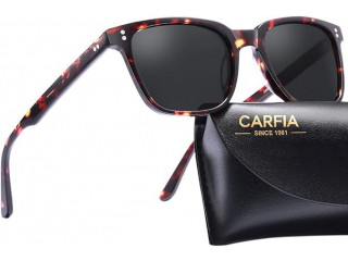 CARFIA Acetate Polarized Sunglasses for Women Small Face - AntiGlare UV400 Protection CA5354
