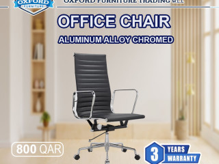 Aluminum Alloy Chromed Office Chair