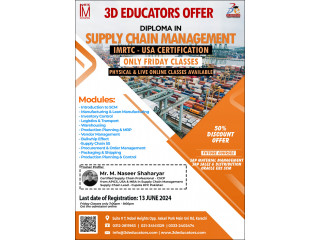 IMRTC USA Accredited Diploma in Supply Chain Management offered by 3D Educators