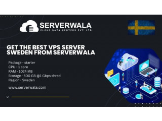 Get The Best VPS Server Sweden From Serverwala