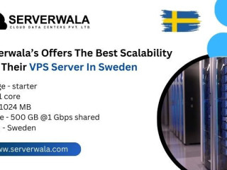 Serverwala’s Offers The Best Scalability With Their VPS Server In Sweden