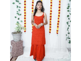 Lucknowi Chikan Suit Online: Exquisite Elegance Delivered