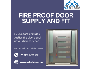 ZS Builders provides quality fire doors and installation services