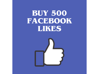 Buy 500 Facebook likes for your page