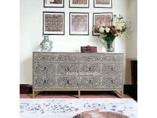 Bone Inlay Buffets and Sideboards by Luxury Handicraft
