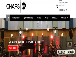 Audio equipment hire London