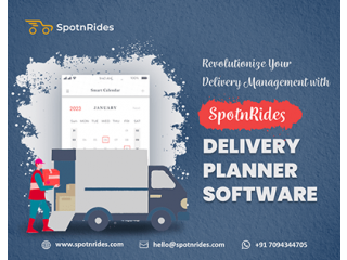 Optimize Your Delivery Management with apps developed by SpotnRides