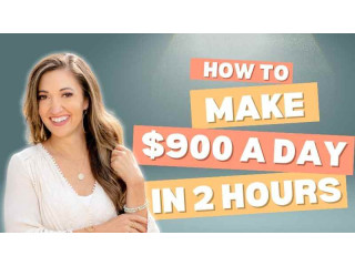 Work 2 Hours, Earn $900 Daily: Your Fast Track to Success