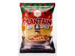 Deliciously Crunchy Baked Plantain Chips Buy Now in the USA - TA Food Preservation