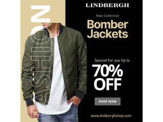 Shop Stylish Men's Bomber Jackets | Lindbergh Shop Outerwear Collection
