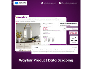 Wayfair product data scraping services