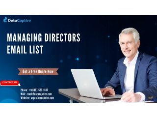 Buy Human Verified Managing Director Email Database in USA