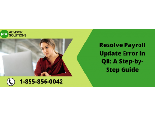 Effective ways to Resolve Payroll Update Error In QuickBooks