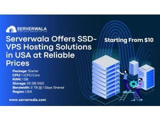 Serverwala Offers SSD-VPS Hosting Solutions in USA at Reliable Prices