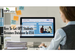 How To Get OPT Students Resumes Database In USA
