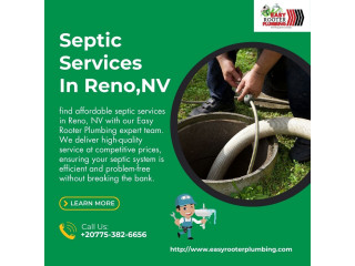 Septic Services In Reno,NV - Easy Rooter Plumbing