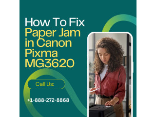 How To Fix Paper Jam in Canon Pixma MG3620
