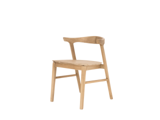 Bali Teak Collective - VENTII DINING CHAIR – WOOD SEAT
