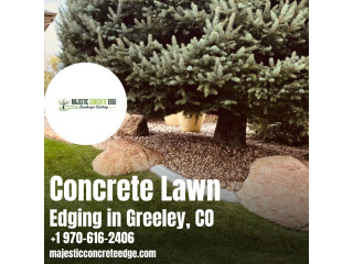 Concrete Edging Lawn in Greeley, CO