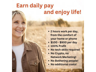 Work From Home: Learn My Proven Method To Unlocking $900 Daily Pay From Your Phone!