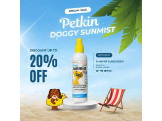 Shop Petkin Doggy Sunmist Spray SPF15 Sunscreen for Dogs | PetCareClub