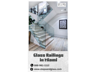Enhance Your Space: Glass Railings Miami | Steps Glass Railing