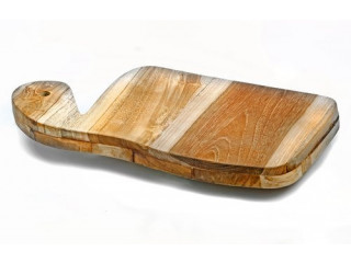 Bali Teak Collective - AXE CUTTING BOARD WITH HANDLE 3D
